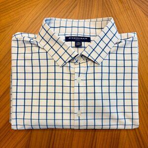 Mizzen+Main - Leeward Dress Shirt - White & Navy Windowpane